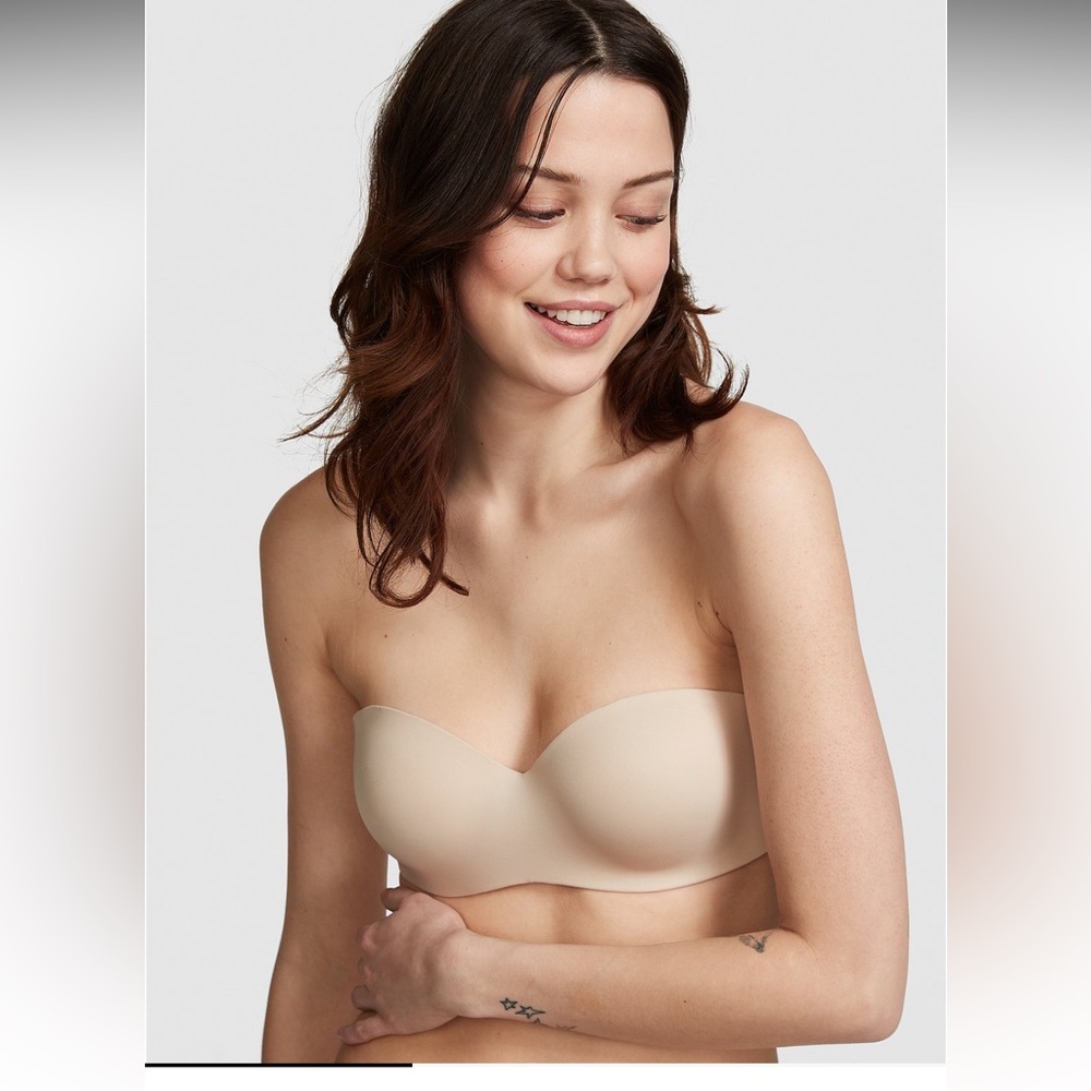 Victoria Secret PINK Wear Everywhere Push-Up Strapless Bra |